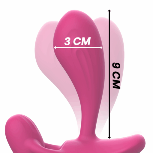 INTENSE - SHELLY DUO ANAL-PERINEO , VAGINAL-CLITORIS REMOTO ROSA - Imagen 4