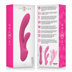 INTENSE - LUIGI VIBRADOR RABBIT SILICONA LIQUIDA ROSA - piKanteo | Despierta tu lado más piKante