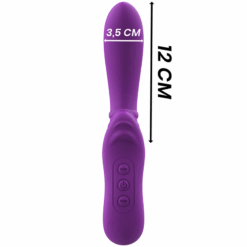 INTENSE - HARRY VIBRADOR FLEXIBLE CON LENGUA MORADO - piKanteo | Despierta tu lado más piKante