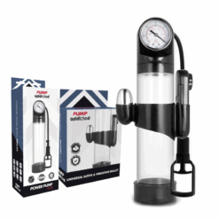 Alternative view of PUMP ADDICTED - BOMBA ERECCIÓN RX9 TRANSPARENTE CON VIBRADOR