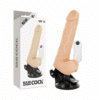 BASECOCK - VIBRADOR REALÍSTICO CONTROL REMOTO NATURAL CON TESTÍCULOS 19.5 CM -O- 4 CM - piKanteo | Despierta tu lado más piKante