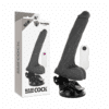 BASECOCK - VIBRADOR REALÍSTICO ARTICULABLE CONTROL REMOTO NEGRO 18.5 CM -O- 4 CM - piKanteo | Despierta tu lado más piKante