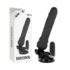 BASECOCK - VIBRADOR REALÍSTICO CONTROL REMOTO NEGRO 19.5 CM -O- 4 CM - piKanteo | Despierta tu lado más piKante