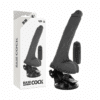 BASECOCK - VIBRADOR REALÍSTICO CONTROL REMOTO NEGRO CON TESTÍCULOS 20 CM -O- 4 CM - piKanteo | Despierta tu lado más piKante