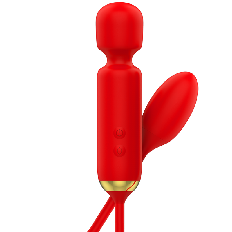 Alternative view of MIA - TOSCANA DOUBLE PLEASURE WAND + HUEVO VIBRADOR