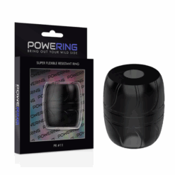 POWERING - SUPER FLEXIBLE Y RESISTENTE ANILLO PENE 5 CM PR11 NEGRO - piKanteo | Despierta tu lado más piKante