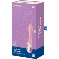 SATISFYER - AIR PUMP VIBRATOR 2 ROSA - piKanteo | Despierta tu lado más piKante