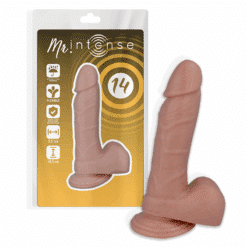 MR INTENSE - 14 PENE REALÍSTICO 18.5 CM -O- 3.8 CM