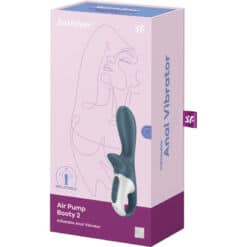 SATISFYER - AIR PUMP BOOTY 2 GRIS OSCURO - piKanteo | Despierta tu lado más piKante