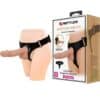 PRETTY LOVE - HARNESS BRIEFS ARNÉS UNIVERSAL CON DILDO JERRY 21.8 CM NATURAL - piKanteo | Despierta tu lado más piKante