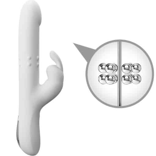 PRETTY LOVE - REESE VIBRADOR CON ROTACIÓN PLATEADO - Imagen 7