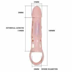 PRETTY LOVE - HARRISON FUNDA EXTENSORA PENE CON VIBRACIÓN Y STRAP 13.5 CM - piKanteo | Despierta tu lado más piKante