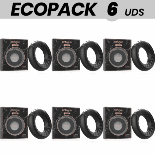 ECOPACK 6 UDS - ANBIGUO ADRIANO ANILLO VIBRADOR COMPATIBLE CON WATCHME WIRELESS TECHNOLOGY