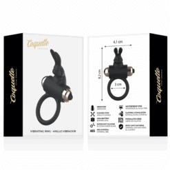 COQUETTE CHIC DESIRE - COCK RING ANILLO VIBRADOR NEGRO / GOLD - piKanteo | Despierta tu lado más piKante