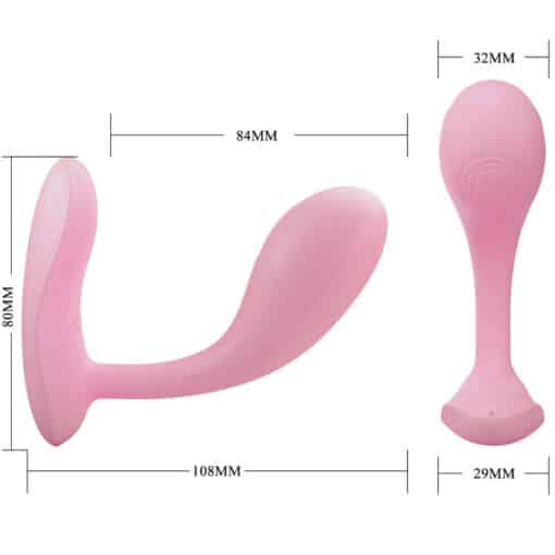 PRETTY LOVE - BAIRD G-SPOT 12 VIBRACIONES RECARGABLE ROSA APP - Imagen 5