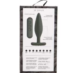 JE JOUE - EGON PLUG ANAL VIBRADOR NEGRO - piKanteo | Despierta tu lado más piKante