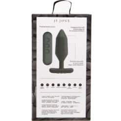 JE JOUE - ONYX PLUG ANAL VIBRADOR NEGRO - piKanteo | Despierta tu lado más piKante