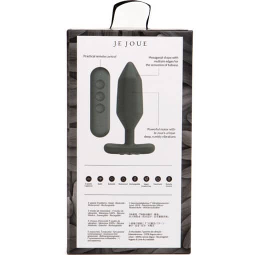 JE JOUE - ONYX PLUG ANAL VIBRADOR NEGRO - Imagen 5