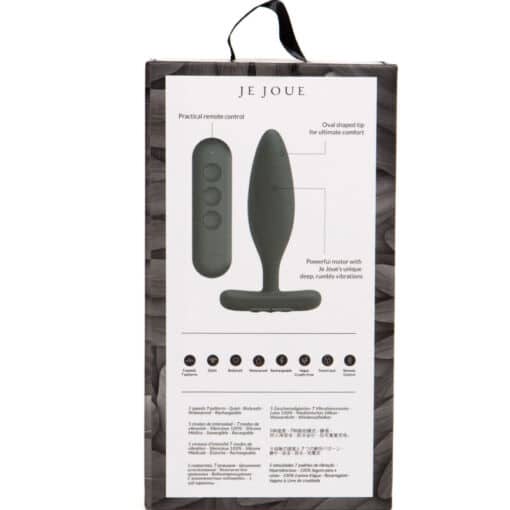 JE JOUE - VESTA PLUG ANAL VIBRADOR NEGRO - Imagen 5