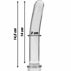 NEBULA SERIES BY IBIZA - MODELO 8 DILDO CRISTAL TRANSPARENTE 14.5 CM -O- 2 CM - piKanteo | Despierta tu lado más piKante