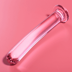 Alternative view of NEBULA SERIES BY IBIZA - MODELO 9 DILDO CRISTAL ROSA 15.5 CM -O- 2.5 CM