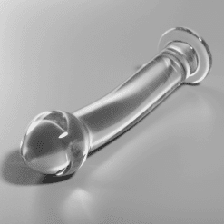 Alternative view of NEBULA SERIES BY IBIZA - MODELO 11 DILDO CRISTAL TRANSPARENTE 16 CM -O- 3 CM