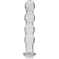 NEBULA SERIES BY IBIZA - MODELO 10 DILDO CRISTAL TRANSPARENTE 16.5 CM -O- 3.5 CM - piKanteo | Despierta tu lado más piKante