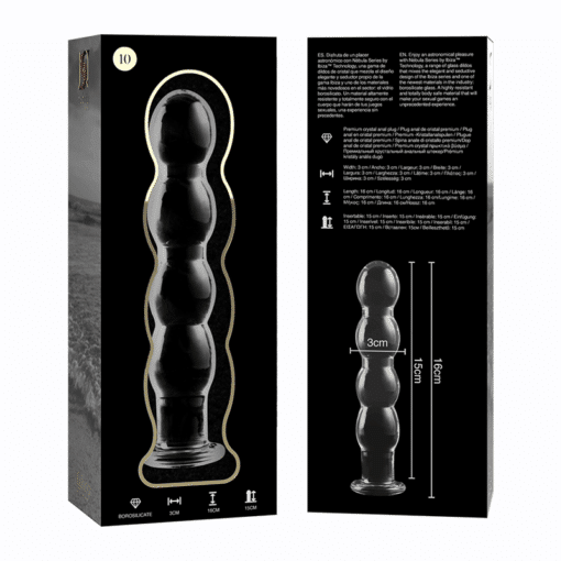 NEBULA SERIES BY IBIZA - MODELO 10 DILDO CRISTAL TRANSPARENTE 16.5 CM -O- 3.5 CM - Imagen 6