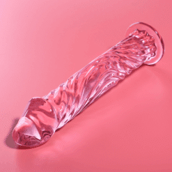 Alternative view of NEBULA SERIES BY IBIZA - MODELO 12 DILDO CRISTAL ROSA 17 CM -O- 3.5 CM