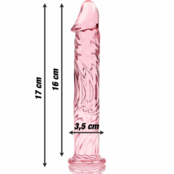 NEBULA SERIES BY IBIZA - MODELO 12 DILDO CRISTAL ROSA 17 CM -O- 3.5 CM - piKanteo | Despierta tu lado más piKante