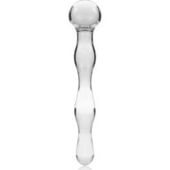 NEBULA SERIES BY IBIZA - MODELO 13 DILDO CRISTAL TRANSPARENTE 18 CM -O- 3.5 CM - piKanteo | Despierta tu lado más piKante