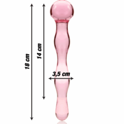 NEBULA SERIES BY IBIZA - MODELO 13 DILDO CRISTAL ROSA 18 CM -O- 3.5 CM - piKanteo | Despierta tu lado más piKante