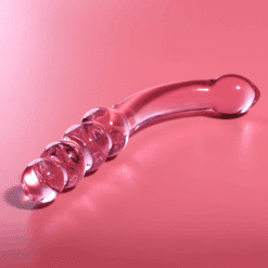 Alternative view of NEBULA SERIES BY IBIZA - MODELO 14 DILDO CRISTAL ROSA 18.5 CM -O- 3 CM