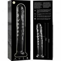 NEBULA SERIES BY IBIZA - MODELO 16 DILDO CRISTAL TRANSPARENTE 18.5 CM -O- 3 CM - piKanteo | Despierta tu lado más piKante