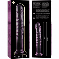 NEBULA SERIES BY IBIZA - MODELO 16 DILDO CRISTAL ROSA 18.5 CM -O- 3 CM - piKanteo | Despierta tu lado más piKante