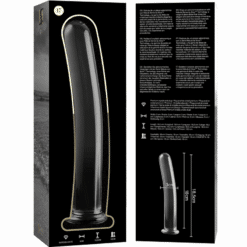 NEBULA SERIES BY IBIZA - MODELO 17 DILDO CRISTAL TRANSPARENTE 18.5 CM -O- 3 CM - piKanteo | Despierta tu lado más piKante