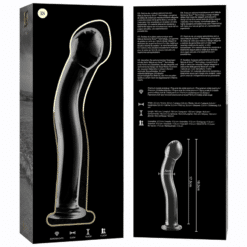 NEBULA SERIES BY IBIZA - MODELO 18 DILDO CRISTAL TRANSPARENTE 18.5 CM -O- 3.5 CM - piKanteo | Despierta tu lado más piKante