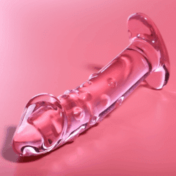Alternative view of NEBULA SERIES BY IBIZA - MODELO 19 DILDO CRISTAL ROSA 18.5 CM -O- 4 CM