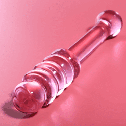 Alternative view of NEBULA SERIES BY IBIZA - MODELO 20 DILDO CRISTAL ROSA 20.5 CM -O- 3 CM