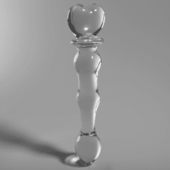 Alternative view of NEBULA SERIES BY IBIZA - MODELO 21 DILDO CRISTAL TRANSPARENTE 20.5 CM -O- 3.5 CM