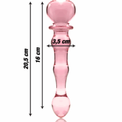 NEBULA SERIES BY IBIZA - MODELO 21 DILDO CRISTAL ROSA 20.5 CM -O- 3.5 CM - piKanteo | Despierta tu lado más piKante