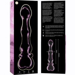 NEBULA SERIES BY IBIZA - MODELO 21 DILDO CRISTAL ROSA 20.5 CM -O- 3.5 CM - piKanteo | Despierta tu lado más piKante