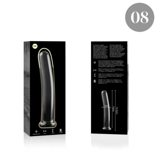 NEBULA SERIES BY IBIZA - MODELO 8 DILDO CRISTAL TRANSPARENTE 14.5 CM -O- 2 CM - Imagen 4
