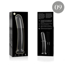 NEBULA SERIES BY IBIZA - MODELO 9 DILDO CRISTAL TRANSPARENTE 15.5 CM -O- 2.5 CM - piKanteo | Despierta tu lado más piKante