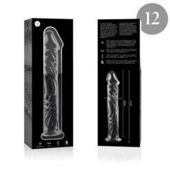 NEBULA SERIES BY IBIZA - MODELO 12 DILDO CRISTAL TRANSPARENTE 17 CM -O- 3.5 CM - piKanteo | Despierta tu lado más piKante