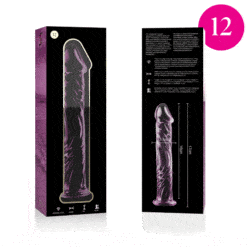 NEBULA SERIES BY IBIZA - MODELO 12 DILDO CRISTAL ROSA 17 CM -O- 3.5 CM - piKanteo | Despierta tu lado más piKante