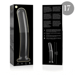 NEBULA SERIES BY IBIZA - MODELO 17 DILDO CRISTAL TRANSPARENTE 18.5 CM -O- 3 CM - piKanteo | Despierta tu lado más piKante
