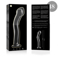 NEBULA SERIES BY IBIZA - MODELO 18 DILDO CRISTAL TRANSPARENTE 18.5 CM -O- 3.5 CM - piKanteo | Despierta tu lado más piKante