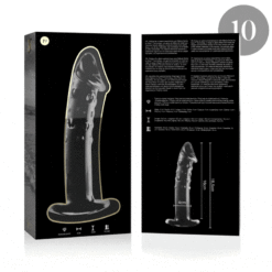 NEBULA SERIES BY IBIZA - MODELO 19 DILDO CRISTAL TRANSPARENTE 18.5 CM -O- 4 CM - piKanteo | Despierta tu lado más piKante