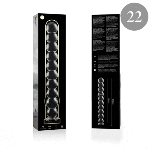 NEBULA SERIES BY IBIZA - MODELO 22 DILDO CRISTAL TRANSPARENTE 21.5 CM -O- 2.5 CM - Imagen 4